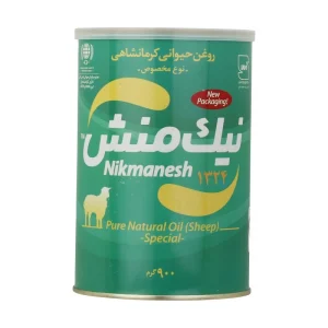روغن حیوانی نیک منش 900 گرمی سبز تکی