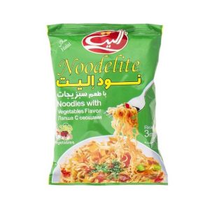 نودل الیت سبزیجات 75 گرمی کارتن 40 عددی
