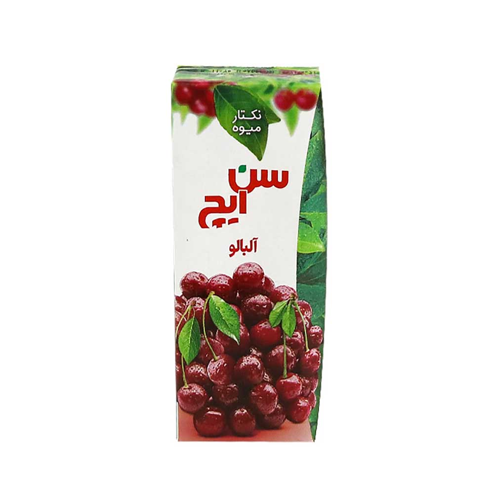 سن-ایچ-آلبالو-200 آب میوه سن ایچ آلبالو پاکتی 200 میلی لیتر کارتن 36 عددی - Image 1