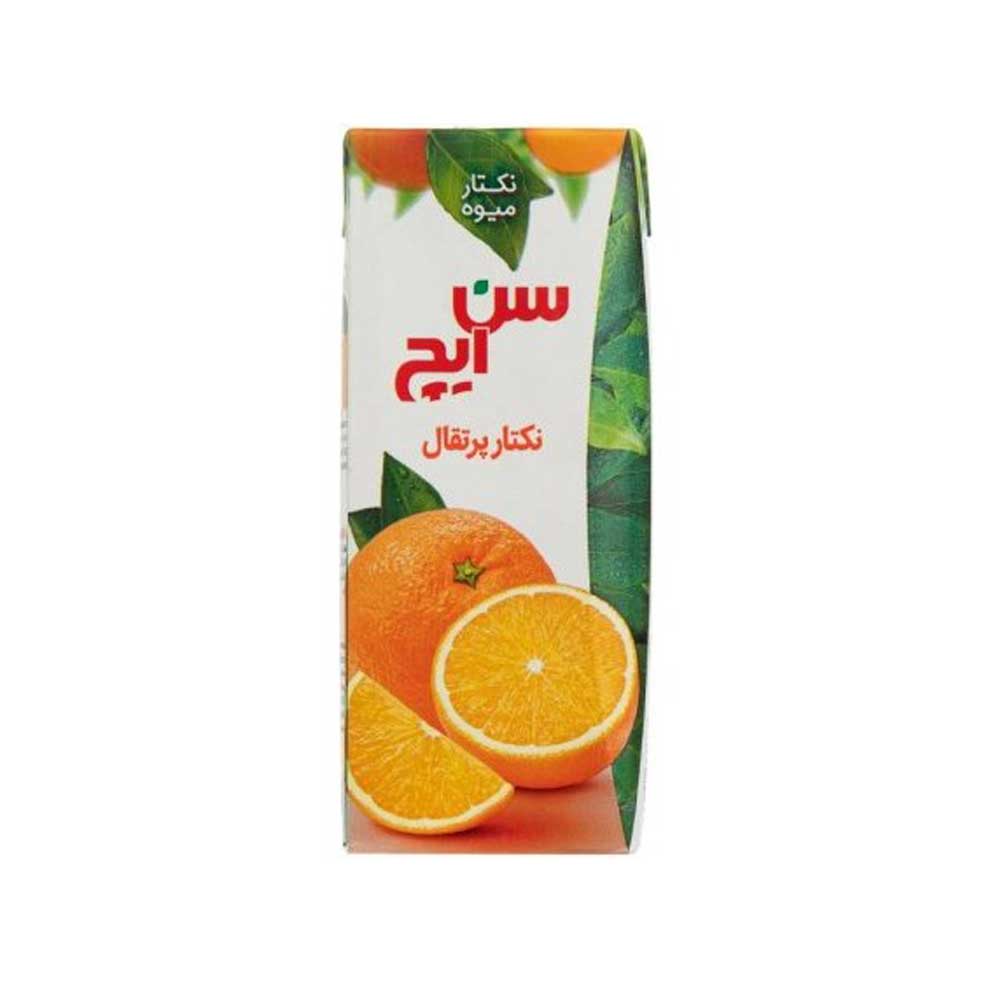 پرتقال-سن-ایچ-200 آب میوه سن ایچ پرتقال پاکتی 200 میلی لیتر کارتن 36 عددی - Image 1